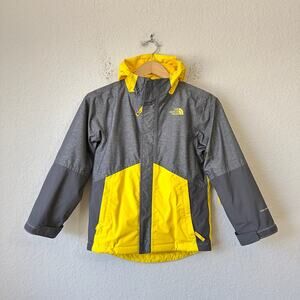 THE NORTH FACE DryVent Jacket Multi Colorblock Ski Waterproof Hooded